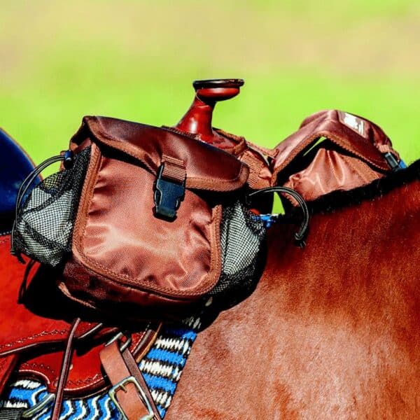 Small Horn Bag on horse